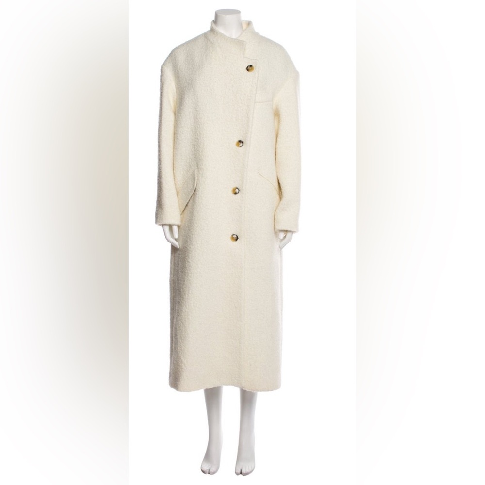 Isabel Marant Étoile Fine Check Long Coat Size M FR38